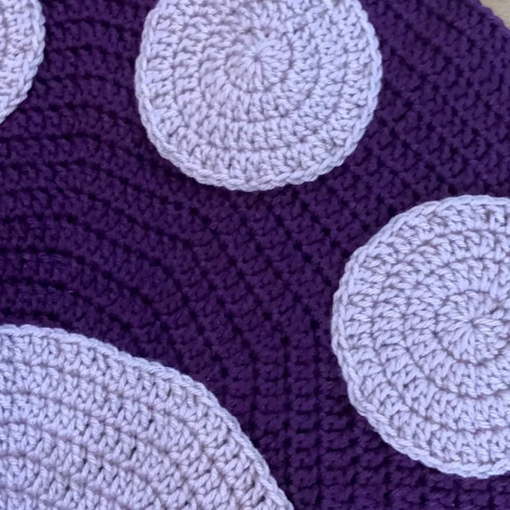 handmade crochet dog bed